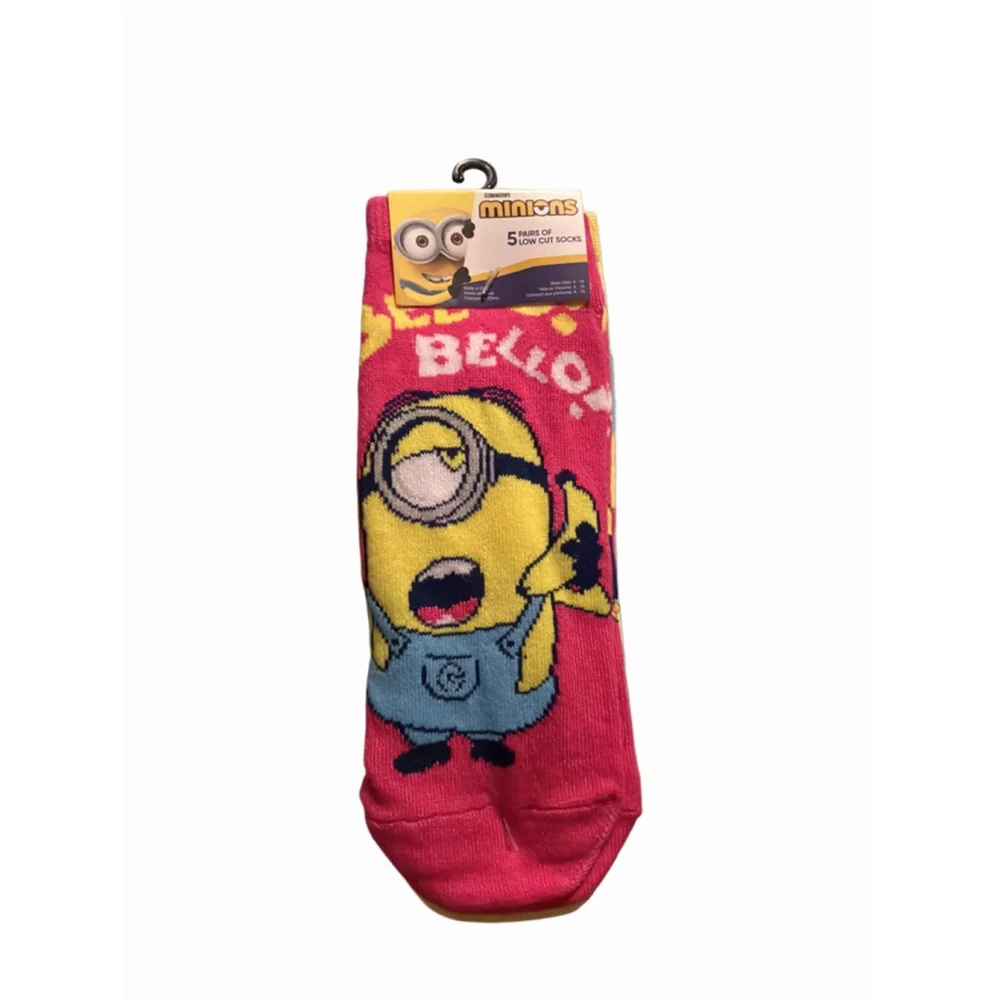 Minions Low Cut Socks 5-Pack